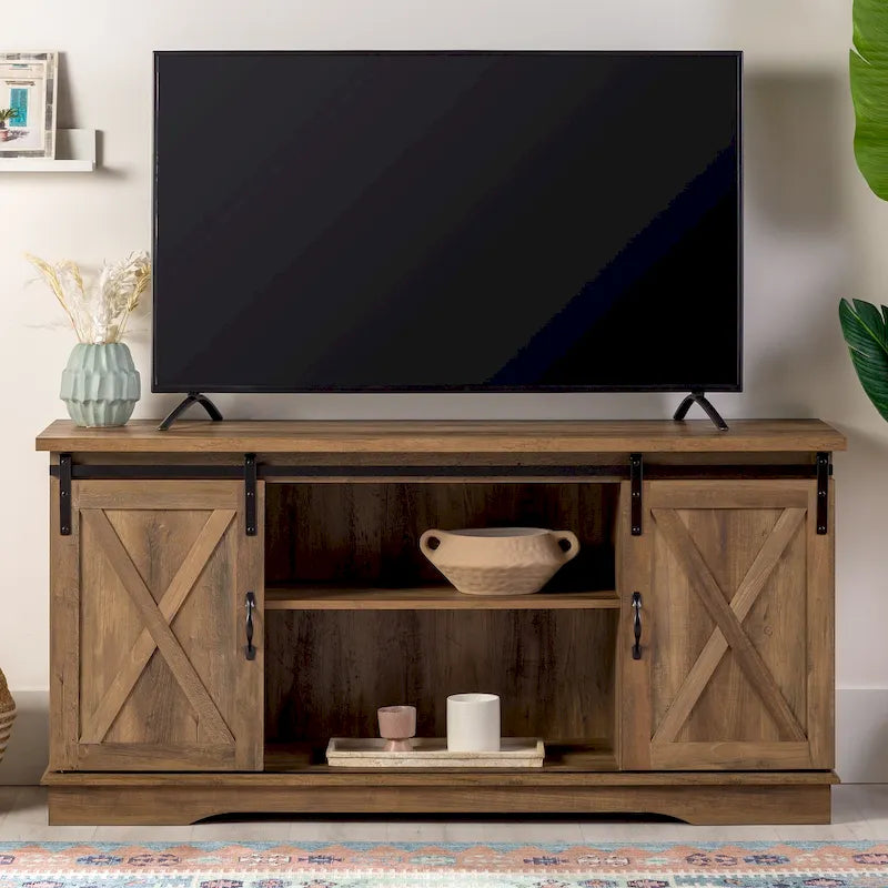 Middlebrook Wind Gap 58-inch Sliding Barn Door TV Stand