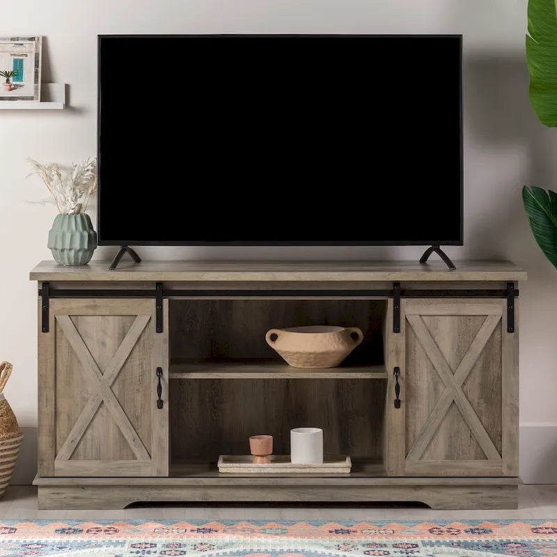 Middlebrook Wind Gap 58-inch Sliding Barn Door TV Stand