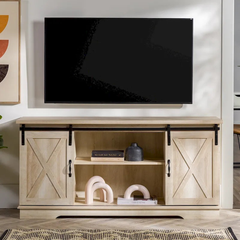 Middlebrook Wind Gap 58-inch Sliding Barn Door TV Stand