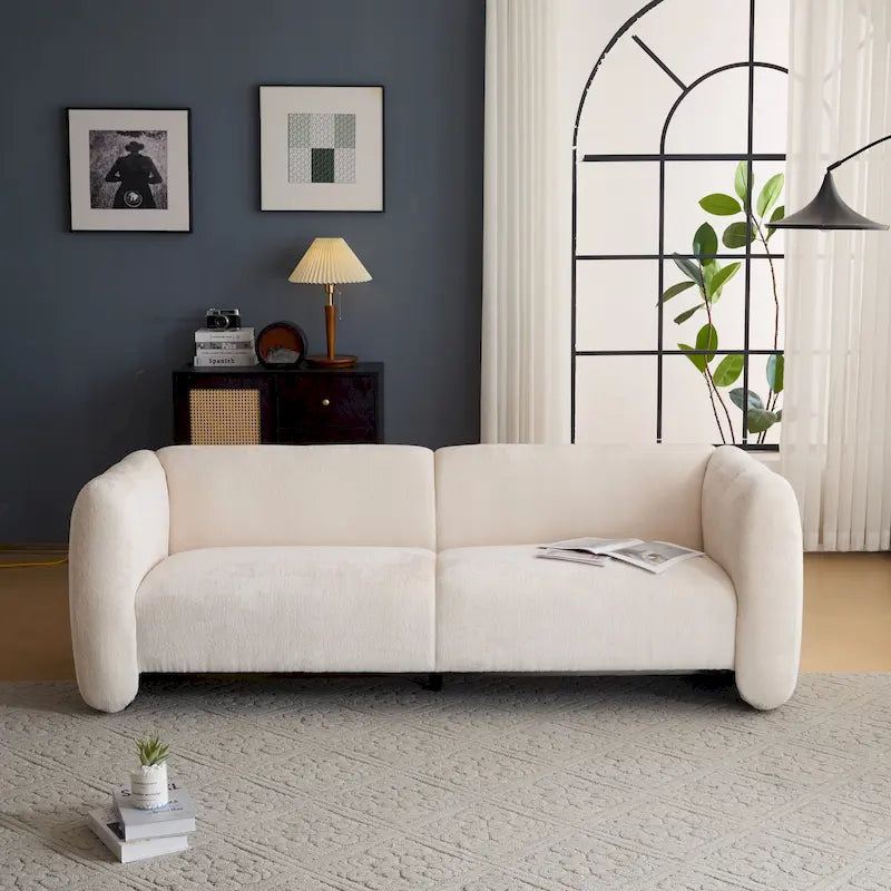 Christopher Knight Home - Tonson 83 3-Seater Wave Design Sofa
