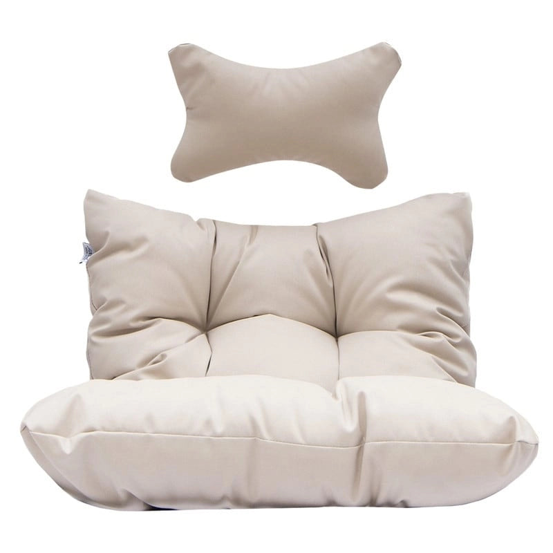 FINCATI Indoor Egg Swing Chair with Stand, 350 lbs Hanging Egg Chair with Stand, Outdoor Patio Wicker Hammock with Stand