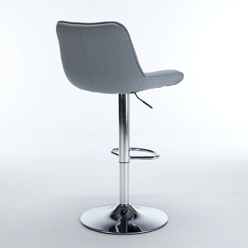 Swivel Bar Stools Set of 2, Tall Bar Stool Chairs with with Back, Kitchen Island Chairs with Upholstered Counter