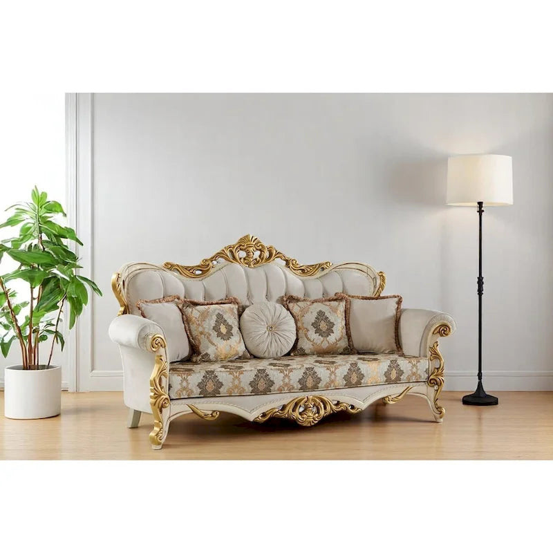 Cadenza 3 Pieces Living Room Sets 1 Sofa 1 Love seat 1 Chair