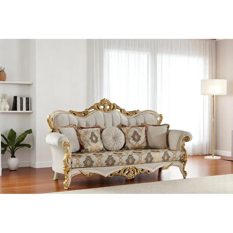 Cadenza 3 Pieces Living Room Sets 1 Sofa 1 Love seat 1 Chair