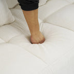 101.2 Chenille Modular Sectional Sofa with Deep Seating, Free-Combined Design and High-Density Foam Construction