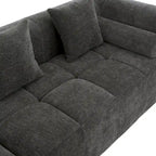 101.2 Chenille Modular Sectional Sofa with Deep Seating, Free-Combined Design and High-Density Foam Construction