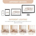 89 Polyester Modular Sectional Sofa with Deep Seat & Ottoman