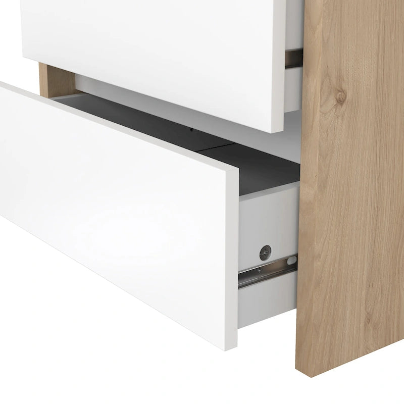 Porch & Den Next 17-Inch Tall 2-Drawer Nightstand End Table