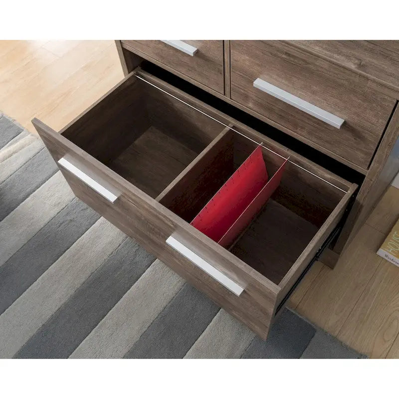 Greene Transitional 3-Drawer Wood File Cabinet Work Station by Porch & Den