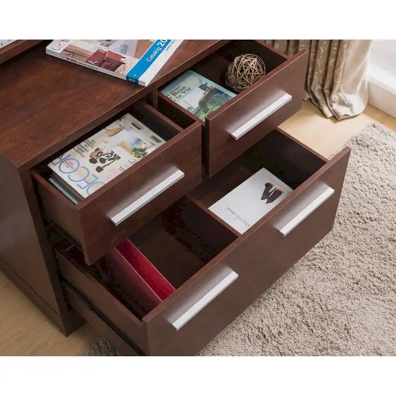 Greene Transitional 3-Drawer Wood File Cabinet Work Station by Porch & Den