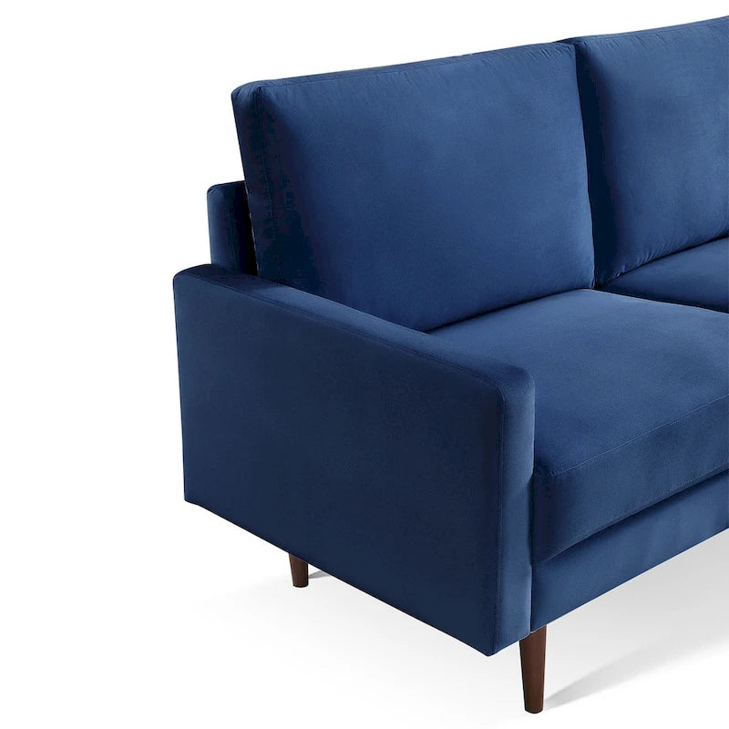 OS Home and Office Furniture 69 Inch Wide Upholstered Sofa with Square Arms