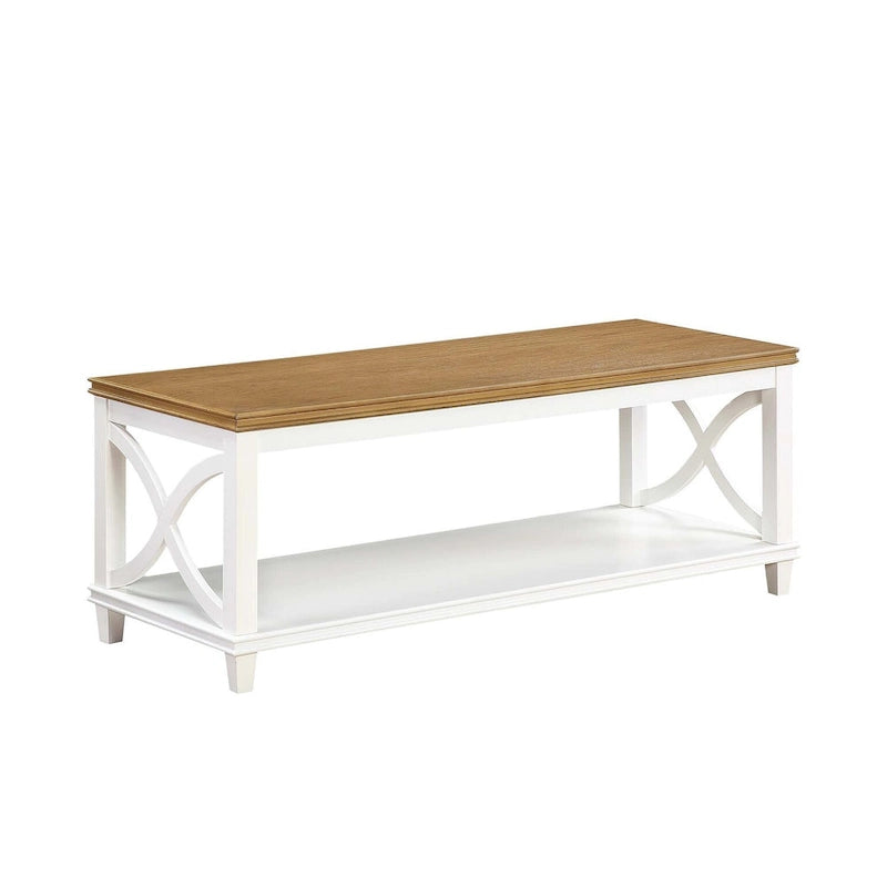 Convenience Concepts Florence Coffee Table with Shelf