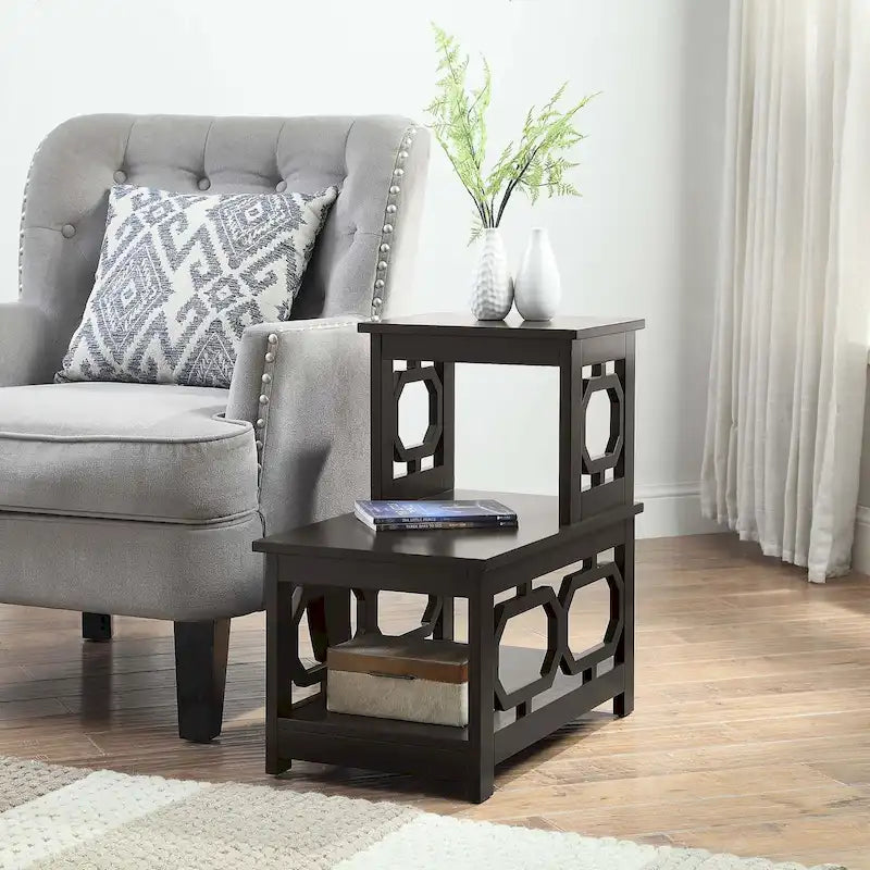 Convenience Concepts Omega 2 Step Chairside End Table