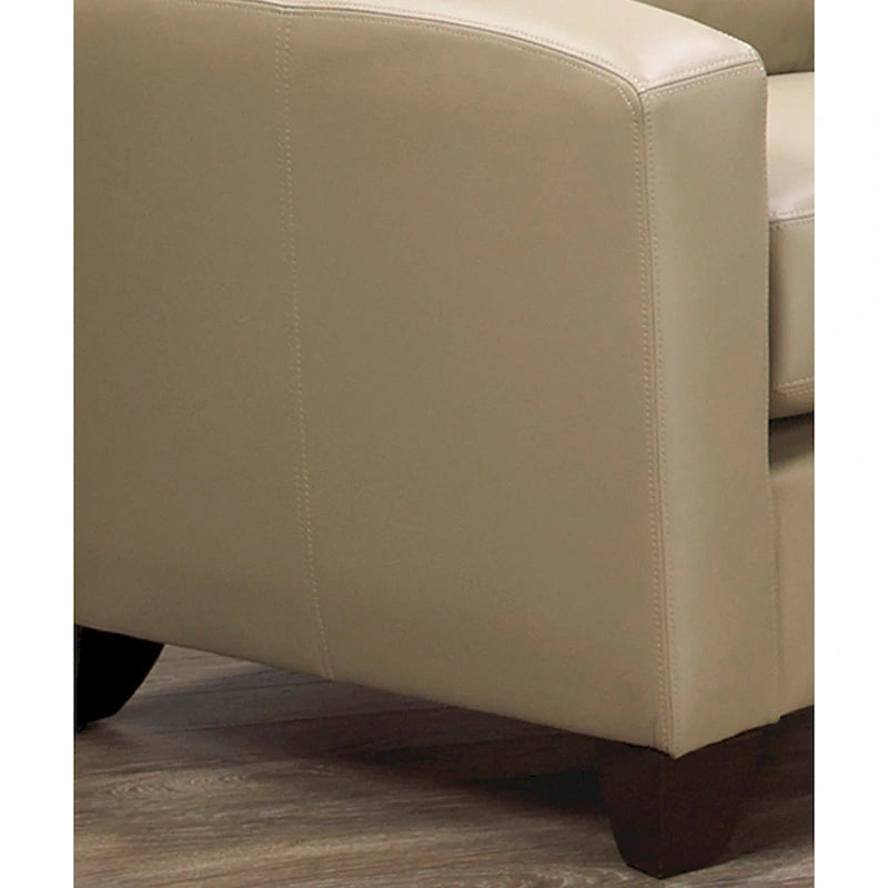 Bryce Italian Top Grain Leather Sofa and Loveseat Set