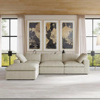 L Shape Modern Modular Convertible Sectional Sofa Couch