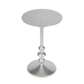 Zora Iron Pedestal Side Table