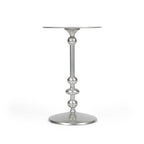 Zora Iron Pedestal Side Table