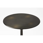 Zora Iron Pedestal Side Table