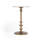 Zora Iron Pedestal Side Table