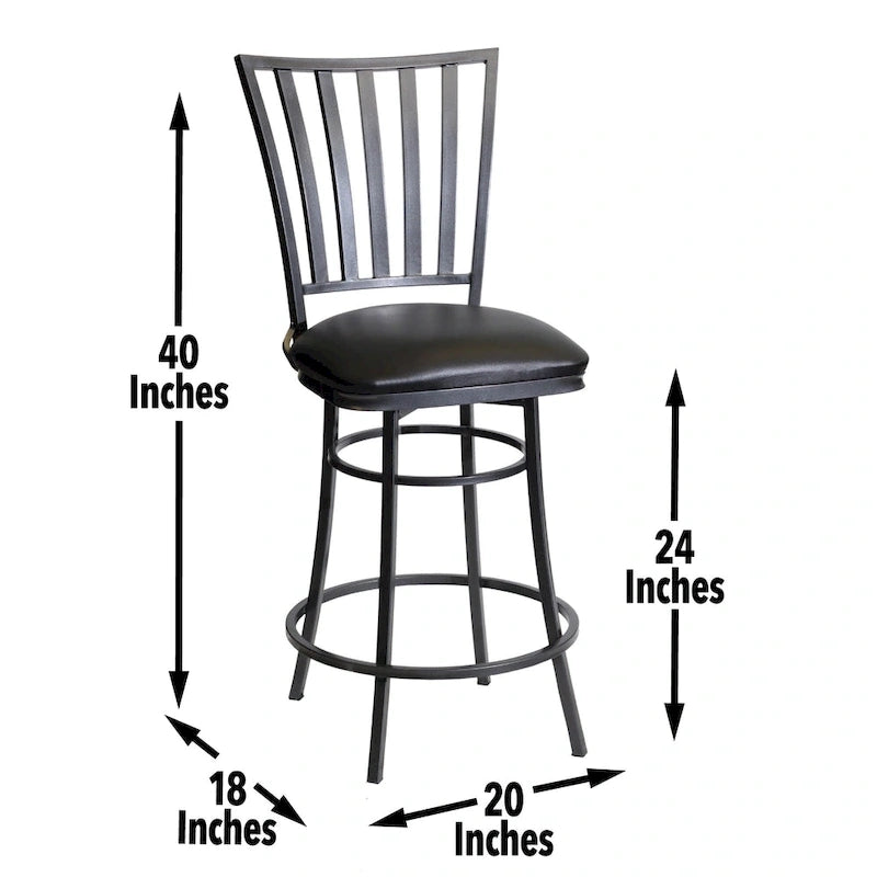 Copper Grove Stewart Commercial Grade Swivel Bar Stool