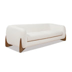 Alpine 90.5 Sherpa Upholstered Sofa