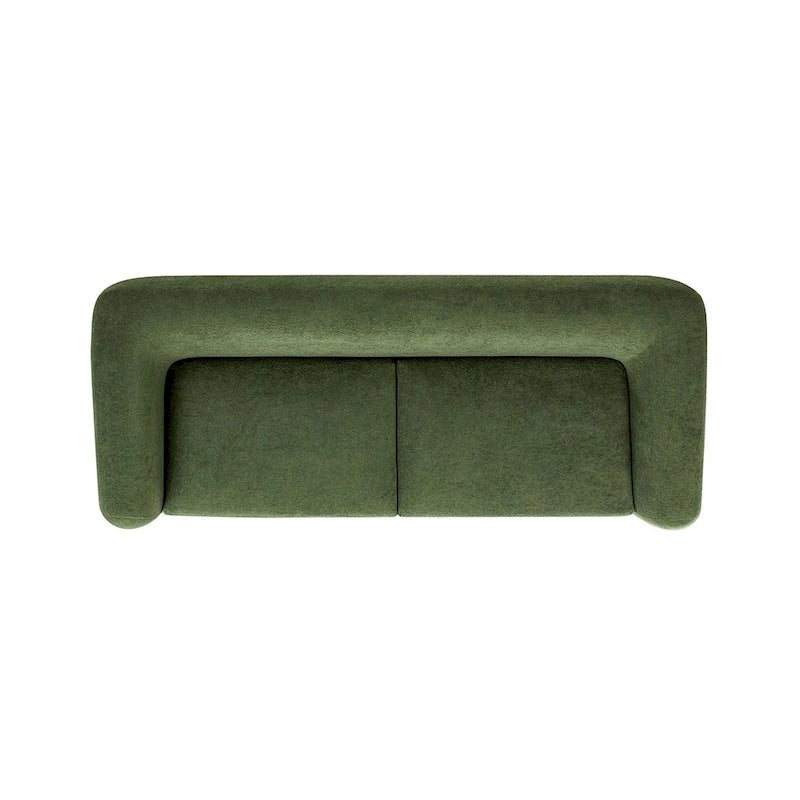 Alpine 90.5 Sherpa Upholstered Sofa