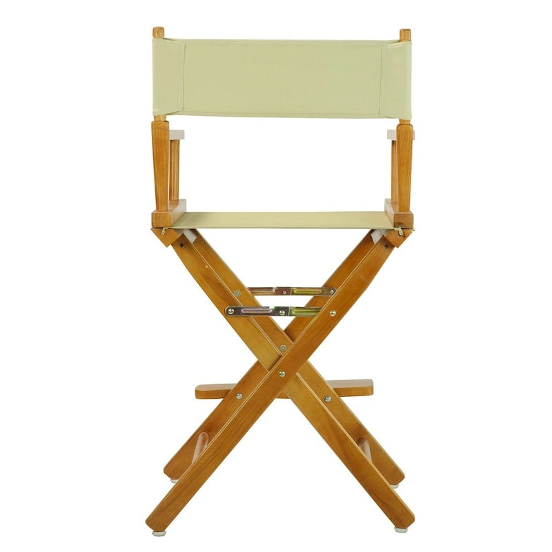 Honey Oak Frame 24-inch Counter-height Director's Chair