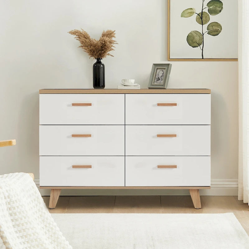 Modern Farmhouse Storage Cabinet with Drawers for Living Room,Dining Room