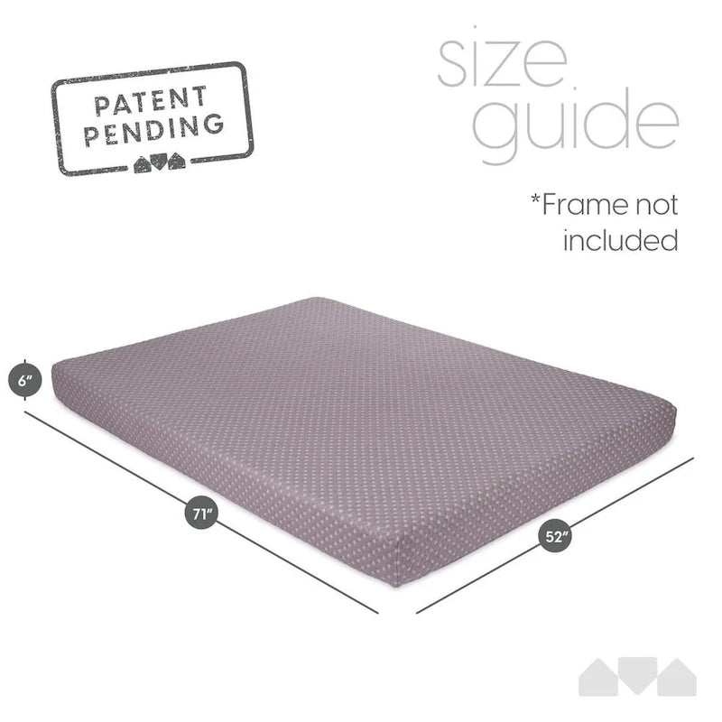 Milliard Memory Foam Futon Mattress - Grey - Full