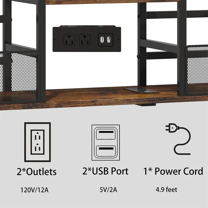 Record Player Stand - 13.38D x 45.27W x 33.46H