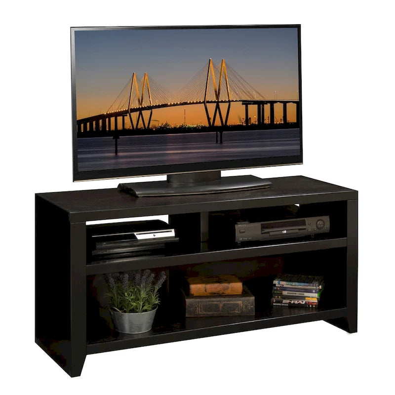 Bridgevine Home Urban Loft 48 inch TV Stand for TVs up to 55 inches, No Assembly Required, Mocha Finish