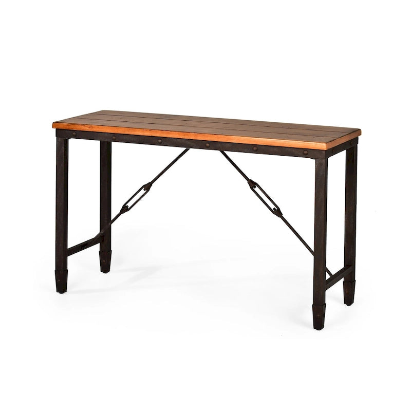 Steve Silver Gatling Natural Industrial Console Table