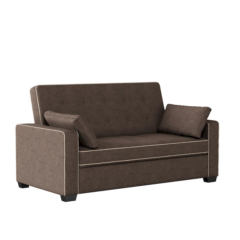 Serta Morrison Queen Convertible Loveseat