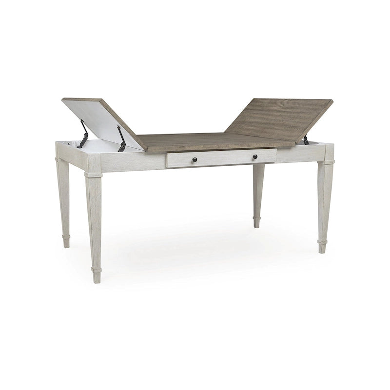 Signature Design by Ashley Skempton White / Light Brown 7-Piece Dining Package