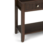 WYNDENHALL Normandy SOLID WOOD 60 inch Wide Transitional Wide Console Sofa Table - 60 x 16 x 30