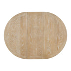 5-Piece Dining Set Extendable Round Table and 4 Upholstered Chairs Farmhouse Dining Set