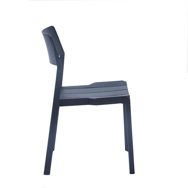 Porthos Home Brock Stackable Dining Chairs Set of 4, Overall Plastic