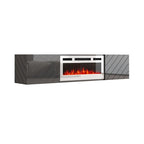 Luxe WH-EF Wall Mounted Electric Fireplace Modern 72 TV Stand