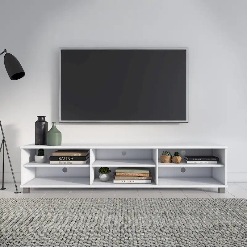 Hollywood Low Profile Modern TV Stand, for TV's up to 85