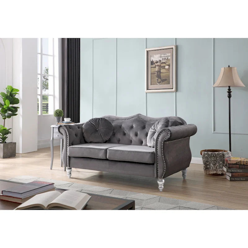 Hollywood Velvet Loveseat