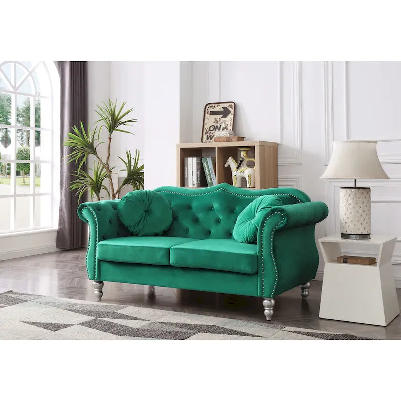 Hollywood Velvet Loveseat