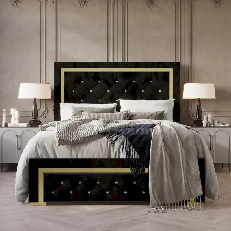 Deena Panel Bed
