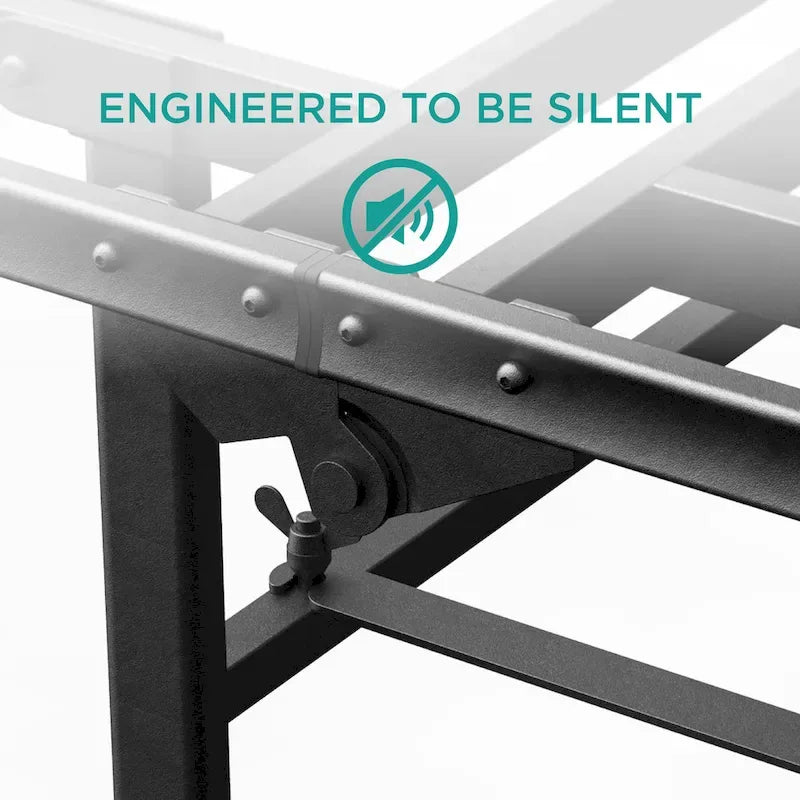 Priage by ZINUS SmartBase Super Heavy Duty Mattress Foundation, 14 Inch Metal Platform Bed Frame