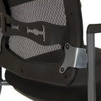 Visitors Chair with Breathable Back with Built-in Lumbar Support