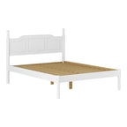 100% Solid Wood Platform Raised Panel Turned Post Kyle Queen Bed by Palace Imports