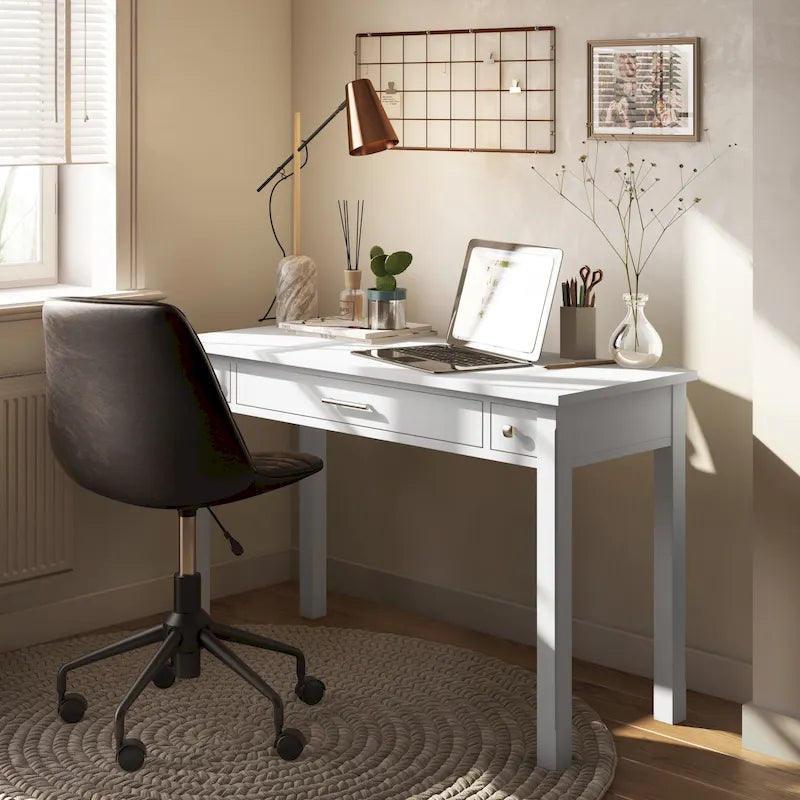 WYNDENHALL Franklin SOLID WOOD Contemporary Writing Office Desk