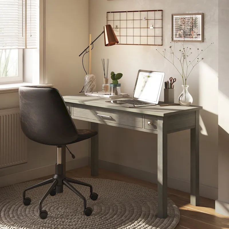 WYNDENHALL Franklin SOLID WOOD Contemporary Writing Office Desk