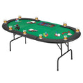 AVAWING 9 Players Game Poker Table Casino Leisure