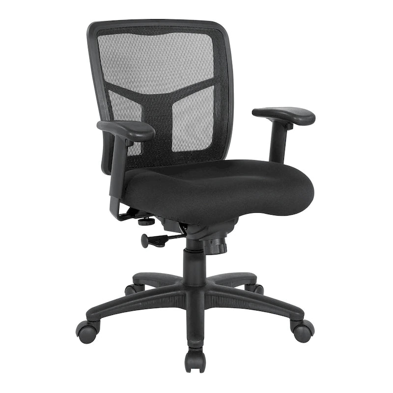 Mesh Back Office Chair with Height Adjustable Arms