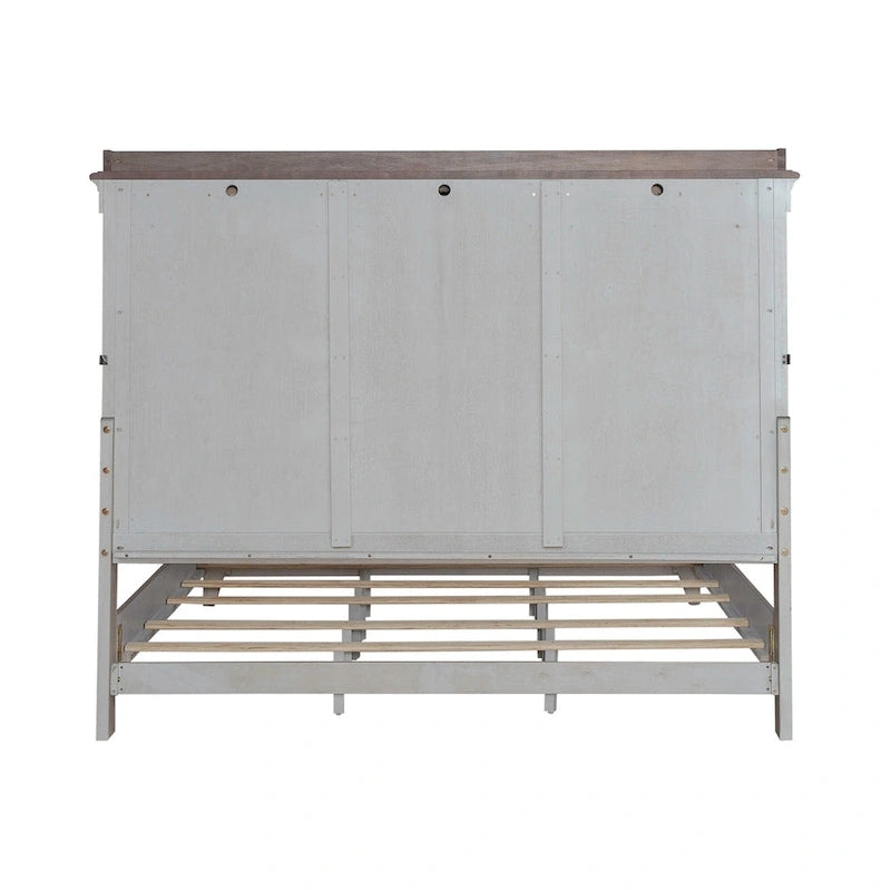 Ivy Hollow Weathered Linen King Mantle Bed